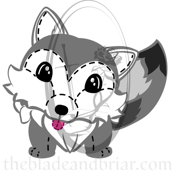 AngelWriter "Wolf Plushie"